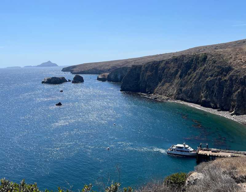 On a quick family trip to the Channel Islands before Hanson's move-in