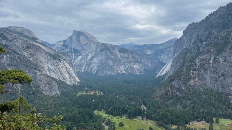 Half Dome from the Yosemite Falls Trail