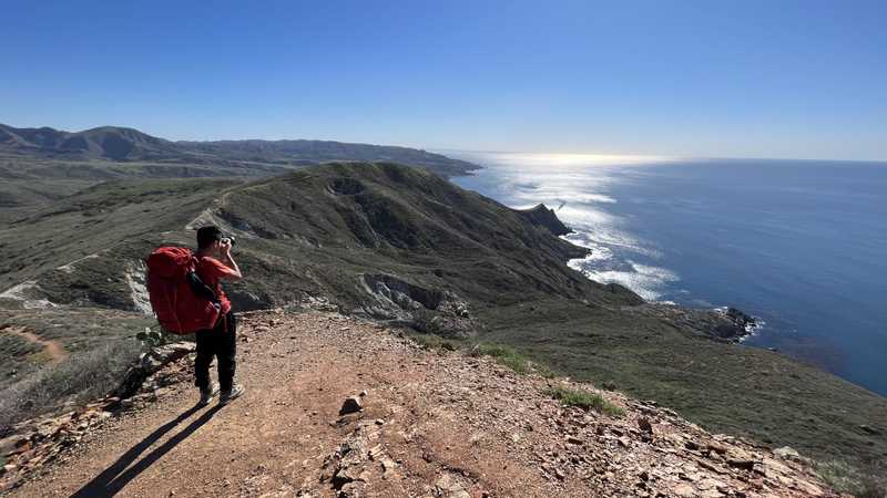 On the Trans-Catalina Trail