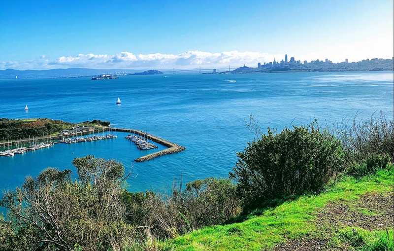 A view of San Francisco from Marin