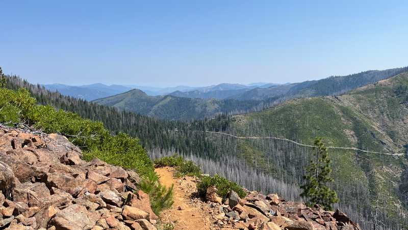 On a ridgeline near Seiad Valley